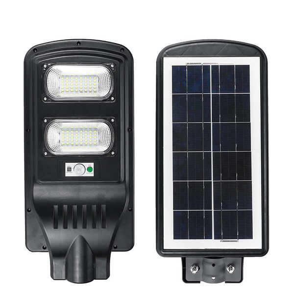 

Новый солнечный уличный свет 20W 40W 60W IP65 интегрированный датчик движения PIR все в одном Солнечном уличном свете с дистанционным управлением полюса