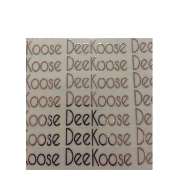 

2019 new different kinds and different colors of permanent metal sticker label