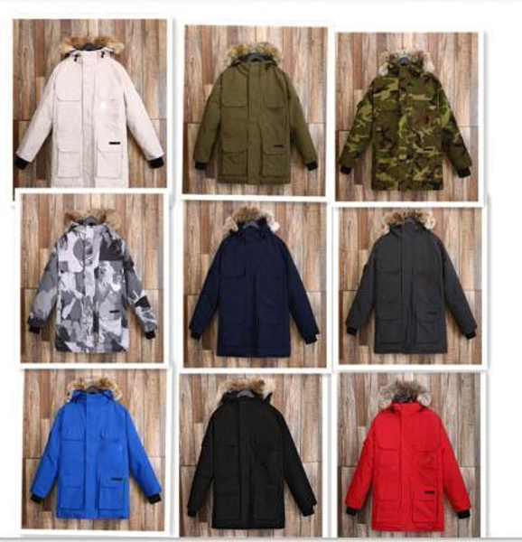 

new canada mens and womens winter thick down jacket loose jacket waterproof windproof cold resistance -10 degrees classica4dd#, Black