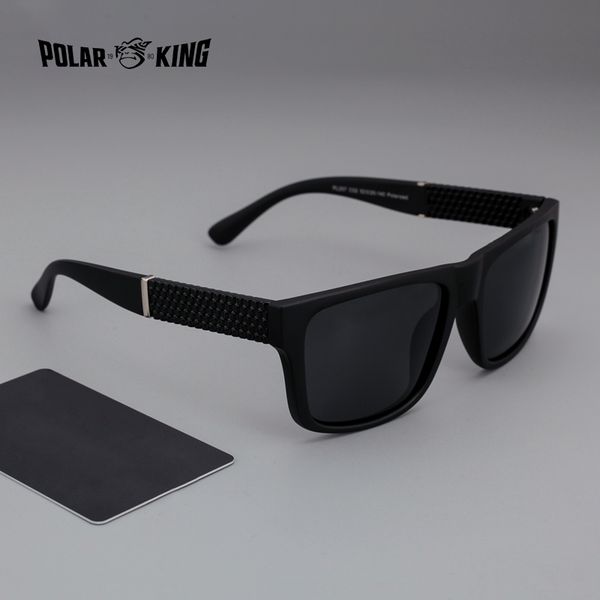

polarking sunglasses men round square travel driving sun glasses fishing eyewear oculos gafas, White;black
