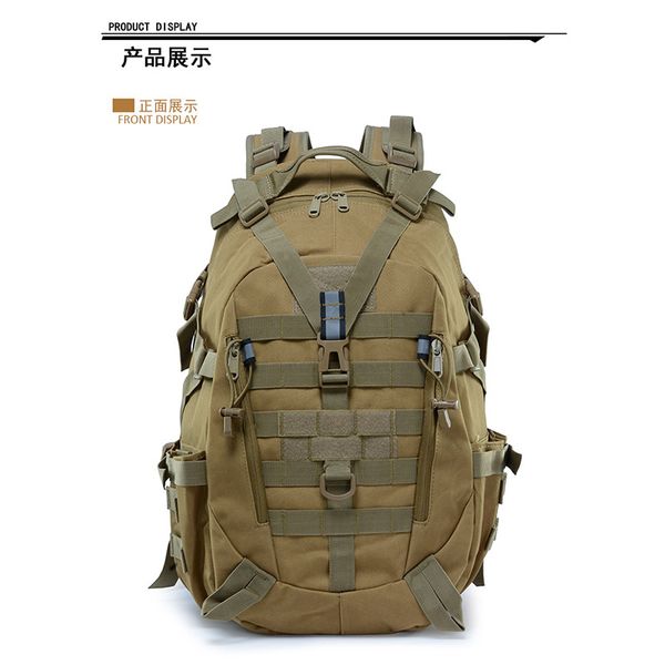 

40l hiking backpack campling mountaineering bag travel bags women men army climbing backpak outdoor camoflage rucksack