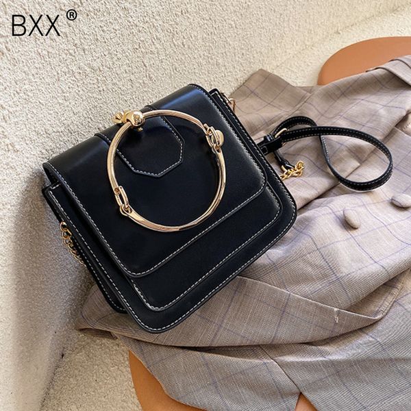 

bxx] pu leather crossbody bags for women 2020 spring fashion shoulder messenger bag lady high capacity travel handbags hk867