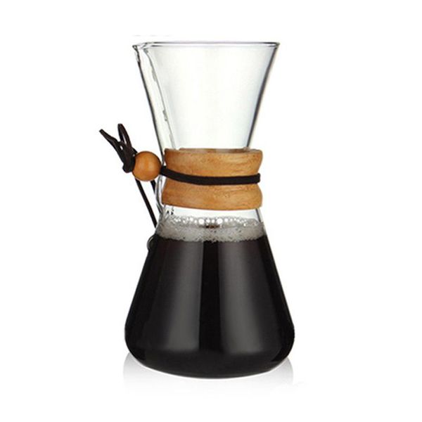 

600 мл термостойкого стекло кофейник кофе brewer чашка счетного чайник барист percolator