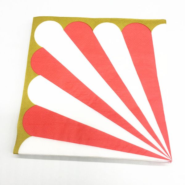 

20pcs/pack red napkins blue red theme paper napkins baby shower party decorations stripes theme disposable