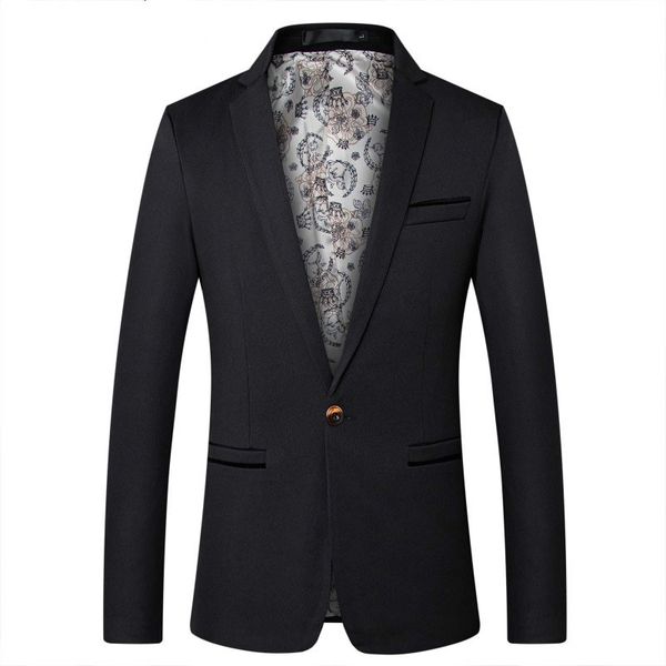 

men's fashion brand blazer british style casual/business slim fit suit jacket male blazers young men jacket coats plus size 5xl, White;black