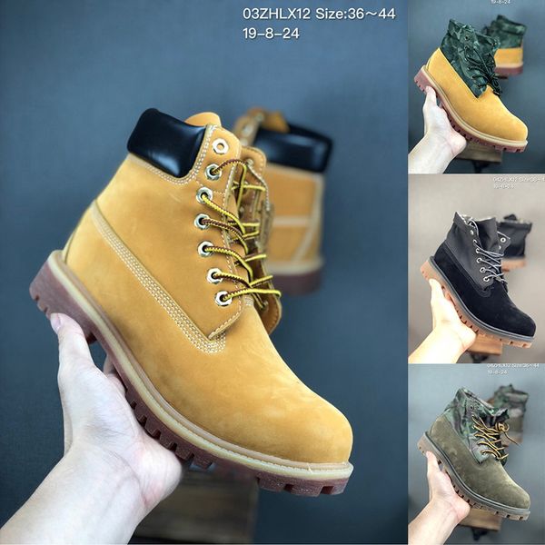 

designer mens boots military women chestnut triple black white camo hiking leather ankle boot fashion trend sports sneakers size 36-44