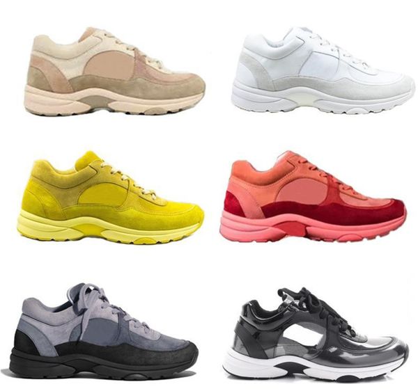 

2019 designer mens shoes luxury fashion black suede calfskin low lace up sneaker patent runners trainers g34360 y51525 elegant casual style