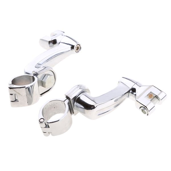 

32mm adjustable highway long angled foot peg mount kit for harley touring