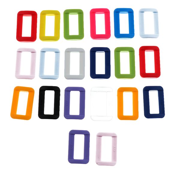 

20 pieces colorful kam resin loop slide buckles connector for webbing strap, Black