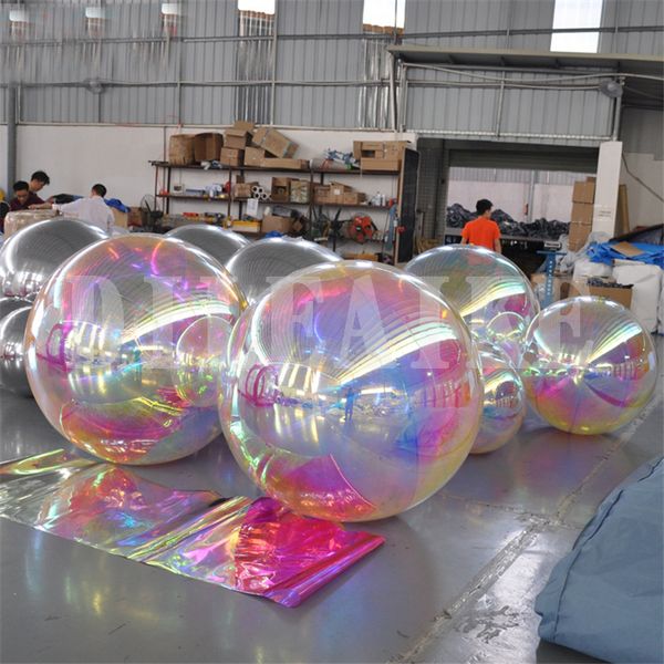 

2m/3m diameter inflatable mirror ball advertising inflatables reflection huge balloon for indoor/outdoor event decoration