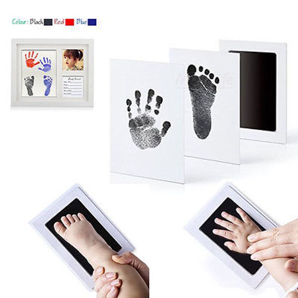 

горячий новорожденного footprint ink pad handprint нетоксичной clean-touch pearhead inkless keepsake сокровище воспоминание