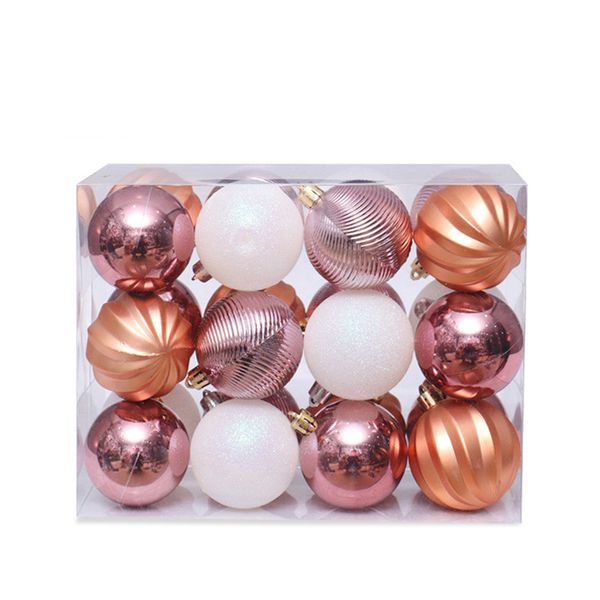 

24pcs multi colour christmas balls xmas tree decoration ornaments party hanging balls gifts party wedding supplies favors gifts