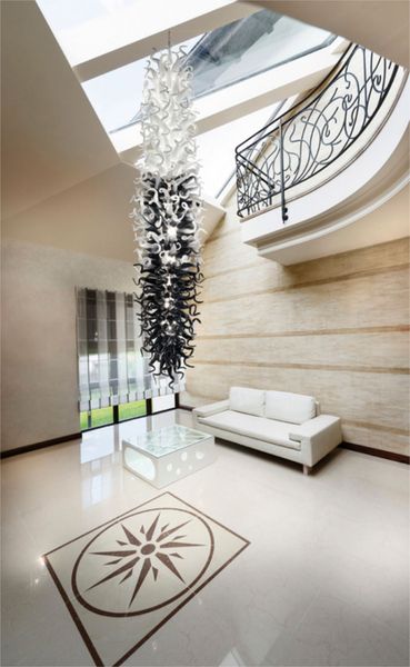 

custom decorative handmade blown glass chihuly chandelier livingroom decor hand blown glass led blubs pendant lamps for sale
