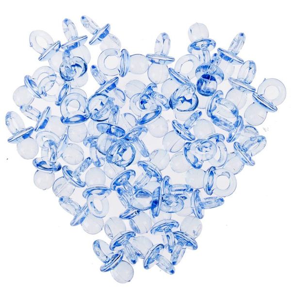 

50pcs mini acrylic charms baby pacifiers shower favors party game decorations zawieszka do smoczka chupete for toddler baby