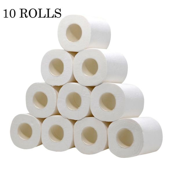 

10 rolls toilet paper roll tissue pack of 10 3ply towels tissue household toilet tissue paper roll of toilet paper