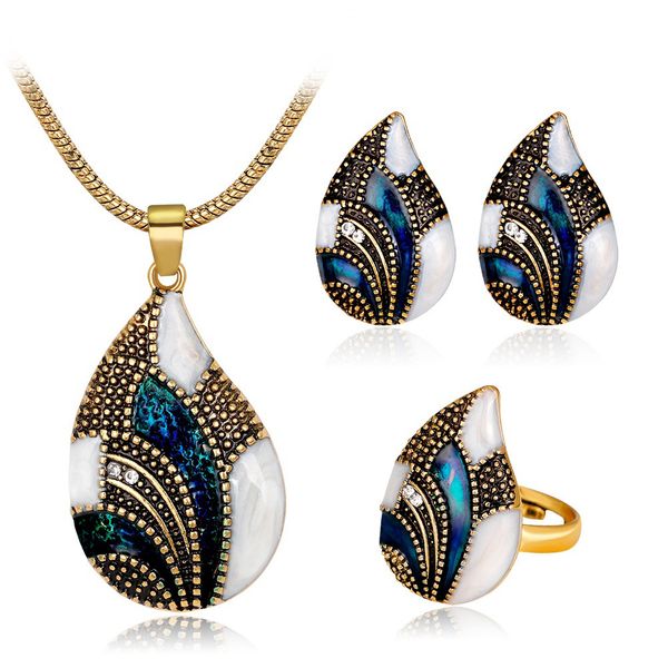 

necklace/earrings/ring jewelry personality exquisite fabala kit shell shape wedding, Silver