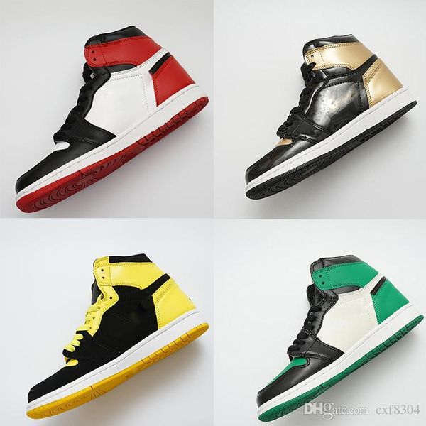 

2020 black bred toe 1 og basketball shoes men designer shoes chicago 1s 6 rings luxury sneakers trainers mid new love unc sport shoes 36-47