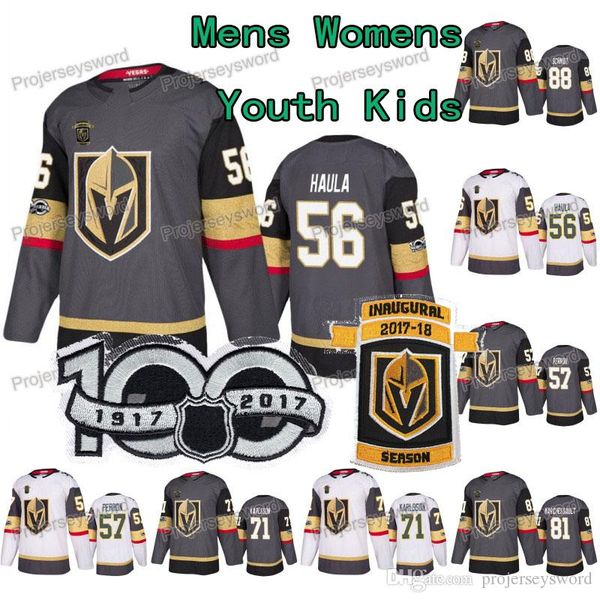 

100th Anniversary Erik Haula Vegas Golden Knights William Karlsson Ryan Reaves Brad Hunt Nate Schmidt Alex Tuch Jonathan Marchessault Jersey