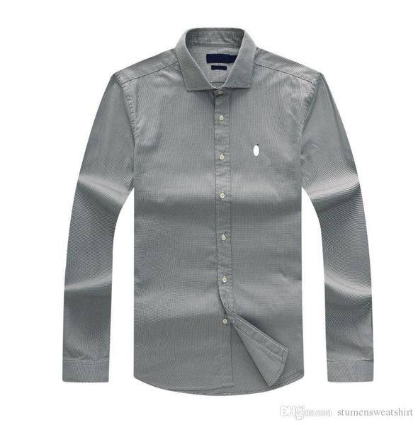 

ralph lauren роскошного мужской рубашки мода весны случайного бутик рубашка классического пони вышивка логотип хлопок дышащего комфортный ди, White;black