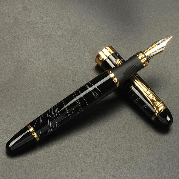 

fountain pen full metal golden clip luxury pen office school stationery material