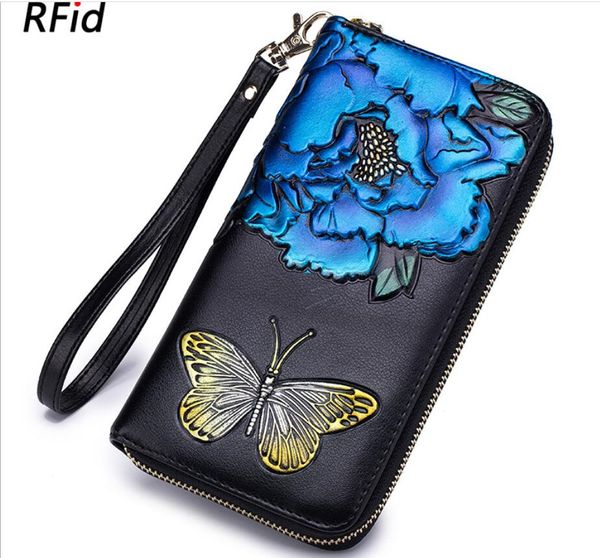 

fh35-5#2019 new real leather wallet can be loaded with mobile phone wallet ladies bag handbag card bag