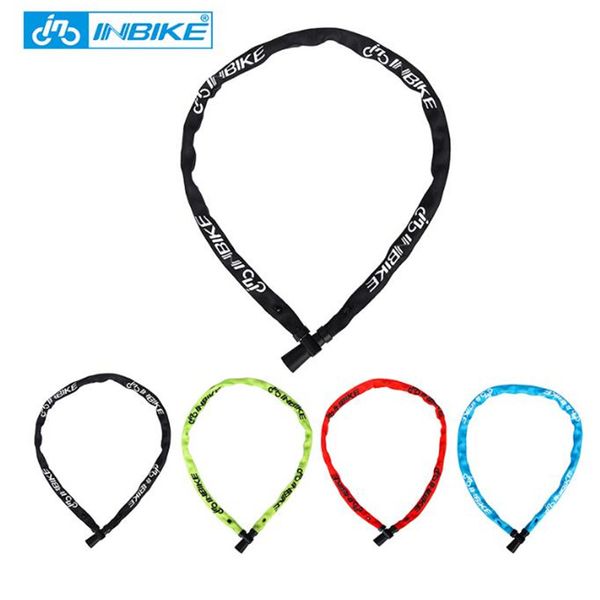 

inbike bike lock bicycle chain lock steel 100cm cl203