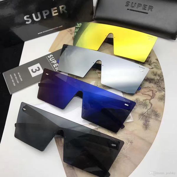 

sunglasses super by retrosuperfuture tuttolente w reguar fashion sunglasses rimless glasses new with box, White;black