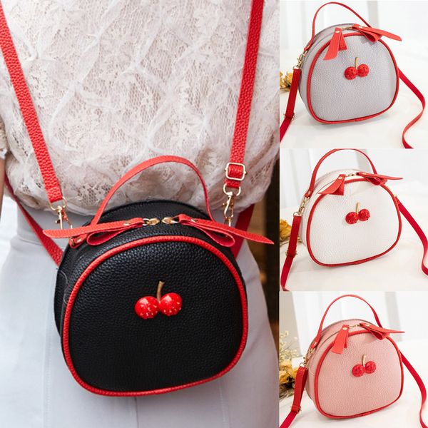 

kkmhan brand fashion trend women's color zipper cherry hit color portable bag shoulder bag dropshipping wholesale mochila mujer