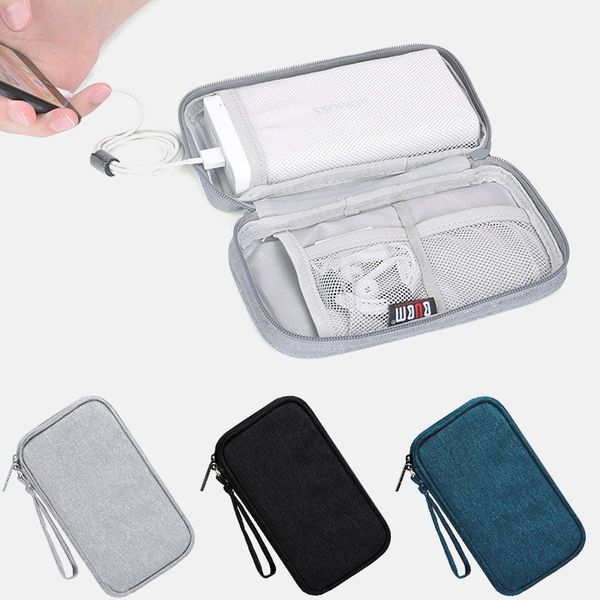 

portable power source cable data line bag storage functional earphone electronic gadgets bags outdoor luggage travel organizer