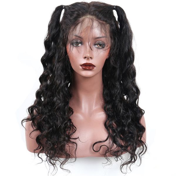 Peruvian Human Hair Lace Frontal Wig Body Wave Lace Frontal Wig With Pre Plucked Baby Hair For Black Women Natural Hairstyles Natural Color Lace Human
