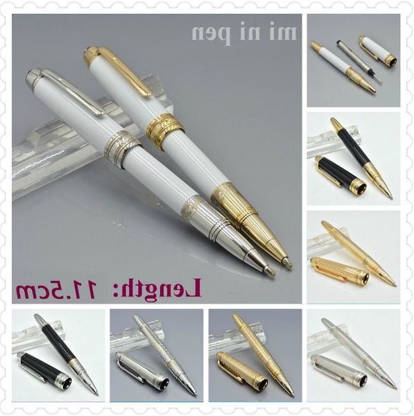 

высокое качество 163 металла мини roller шариковой ручки школа канцелярской роскошь симпатичных дать шариковую ручку на день рождения, Blue;orange