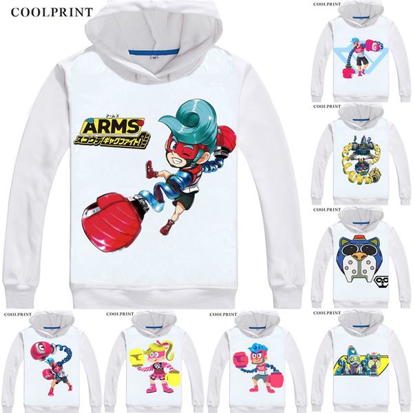 

arms spring man minmin ribbon girl mechanica byte barq anime cosplay custom pullover sweatshirt hoodie classic printed fashion, Black