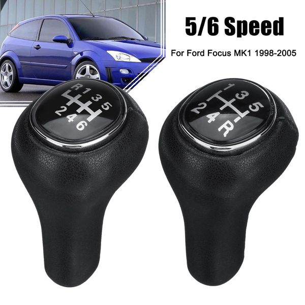 

5 6 speed car gear shift knob manual transmission lever handle gear knob head for /focus 1 1998-2005