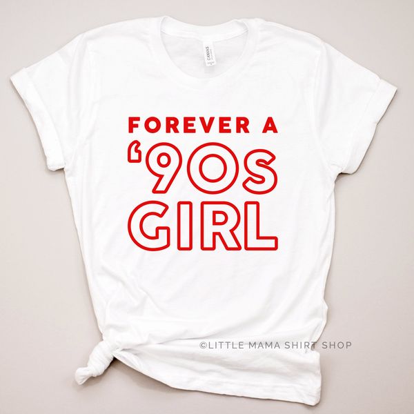 

Forever A '90-х Девушка Печати Футболка Женщины Причинные Свободные Модные Тройники дл