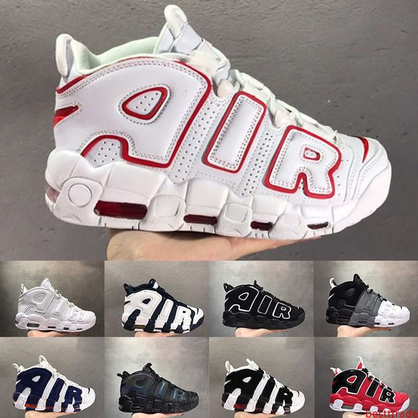 

uptempo 96 qs chicago white red women mens basketball shoes olympic varsity maroon red 3m scottie pippen sports designers sneakers