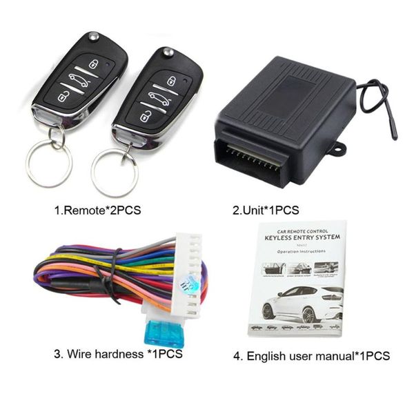

m602-8175ds universal remote control central locking kit car door lock keyless entry system with trunk release button