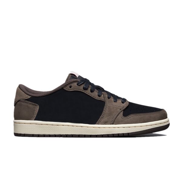 

1 travis lows dark black mocha 1s reverse designer basketball shoes women mens trainers new 2019 sneakers with