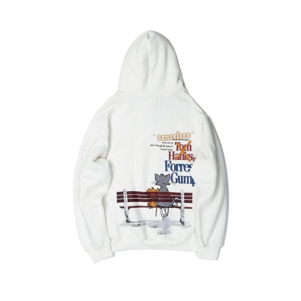 

100% хлопок мужчины толстовка толстовка w2113, Black