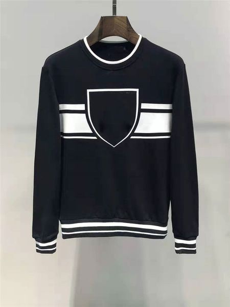 

mens designer hoodie sweater striped print fashion style for men women brand hoodie breathable sweatshirt luxury hooded, Black