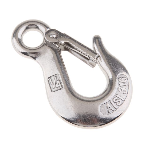 

1/4 inch clevis grab hook with safety latch,clevis slip hook with latch