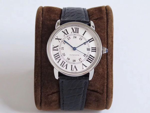 

ultra-thin classic. 9015 core is used. italian cowhide, Slivery;brown