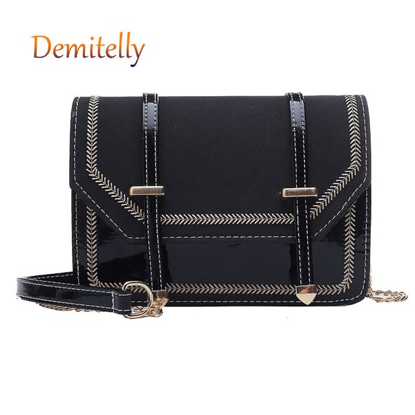 

women's matte small square bag exquisite hardware magnetic buckle chain shoulder messenger bag women's handbag tote wallet