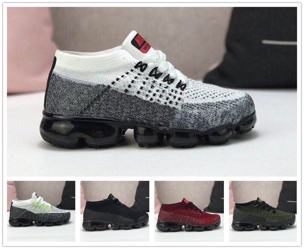 

2018 new air cushion flair children shoes skate boys girls running shoes kids shoes kid sports sneakers eur 28-35, Black