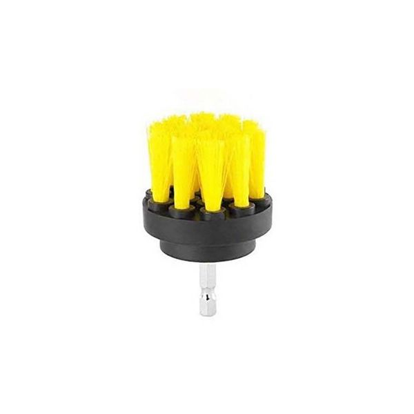 

drill brush kit nylon general cleaning useful electric drill brush cleaning brushes set yellow power scrubber obstinate stain