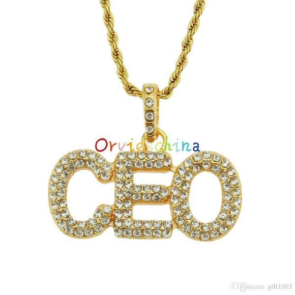

2020 designer necklace European and American explosion jewelry personalized letter CEO diamond pendant necklace pendant jewelry