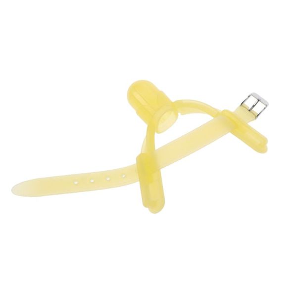

2 colors nontoxic silicone baby kids child finger guard sthumb sucking wrist band