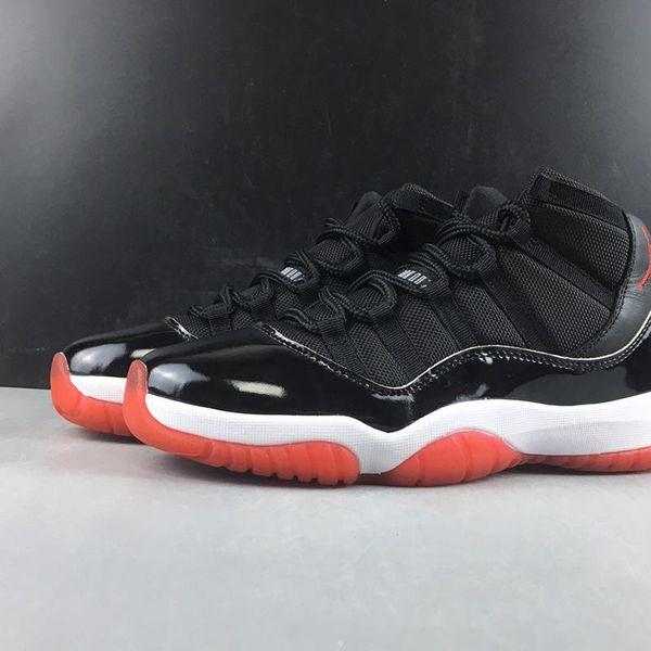 

air 11 high bred 2019 378037-061 black red 11s xi women men basketball sports shoes sneakers trainer with original box, Black;white