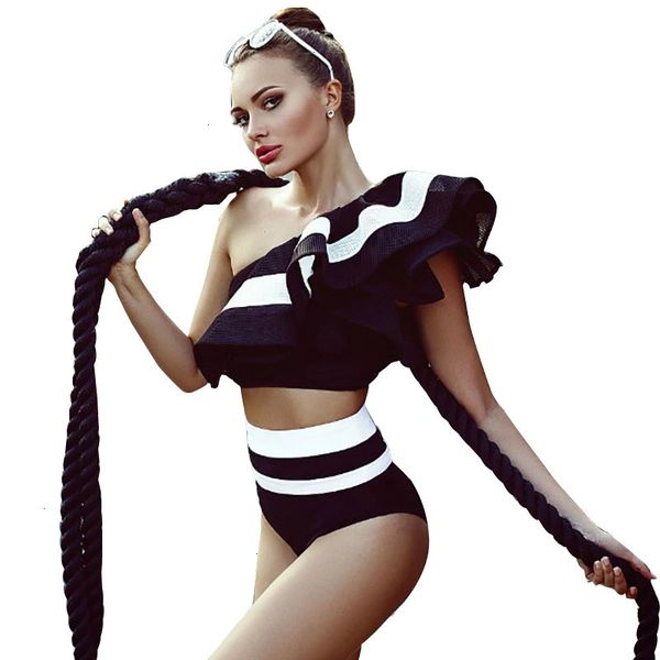

женская комбинезон bodysuit женщины оборками crop top two pieces set комбинезон ромпер женщин сексуальный клуб summer off shoulder комбинезо, Black;white