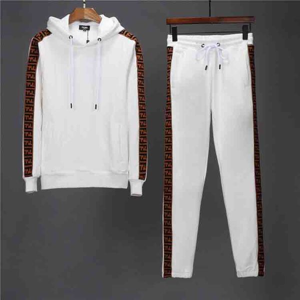 

2020 luxury mens sweatshirts sweat suit brand design clothing men s tracksuits jackets sportswear sets jogging suits, Gray