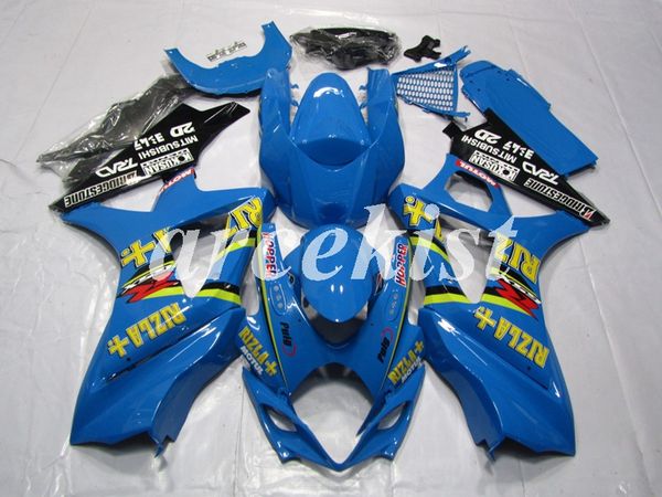 

4 gifts motorcycle new abs full fairings kit fit for suzuki gsx-r1000 2007 2008 07 08 gsxr1000 k7 body set sky blue light